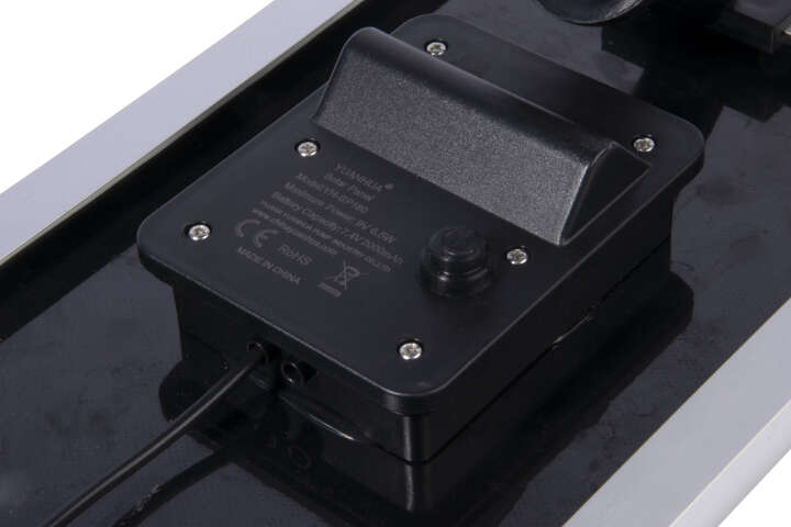 dobar Gartenbrunnen Apollon mit LEDs und Solarpanel